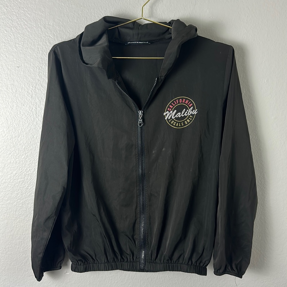 Brandy Melville Malibu Locals Only Windbreaker Jacket